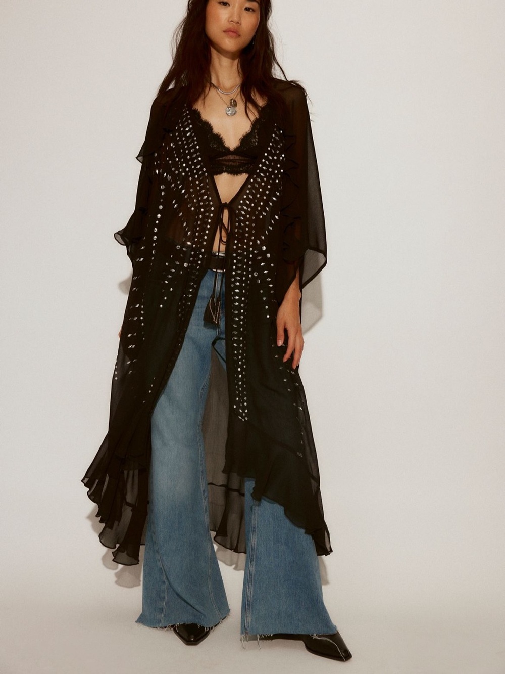 NWT Free People So Billy Studded Duster
